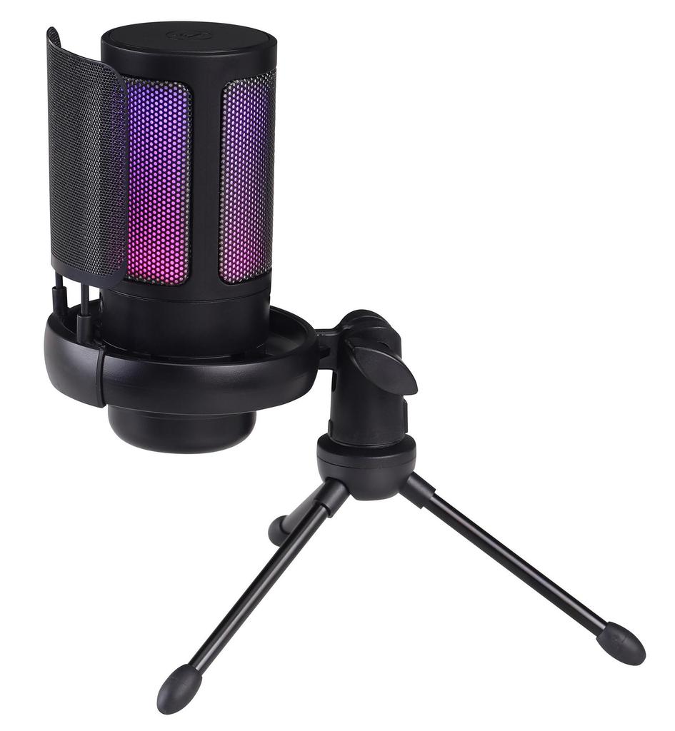 RGB USB Condenser Microphone Set for Gaming, Streaming, Singing & Recording with Noise Reduction.
