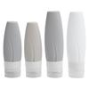 Set di 4 Flaconi Vuoti da Viaggio in Silicone Anti-perdita per Shampoo, Bagnoschiuma, Liquidi