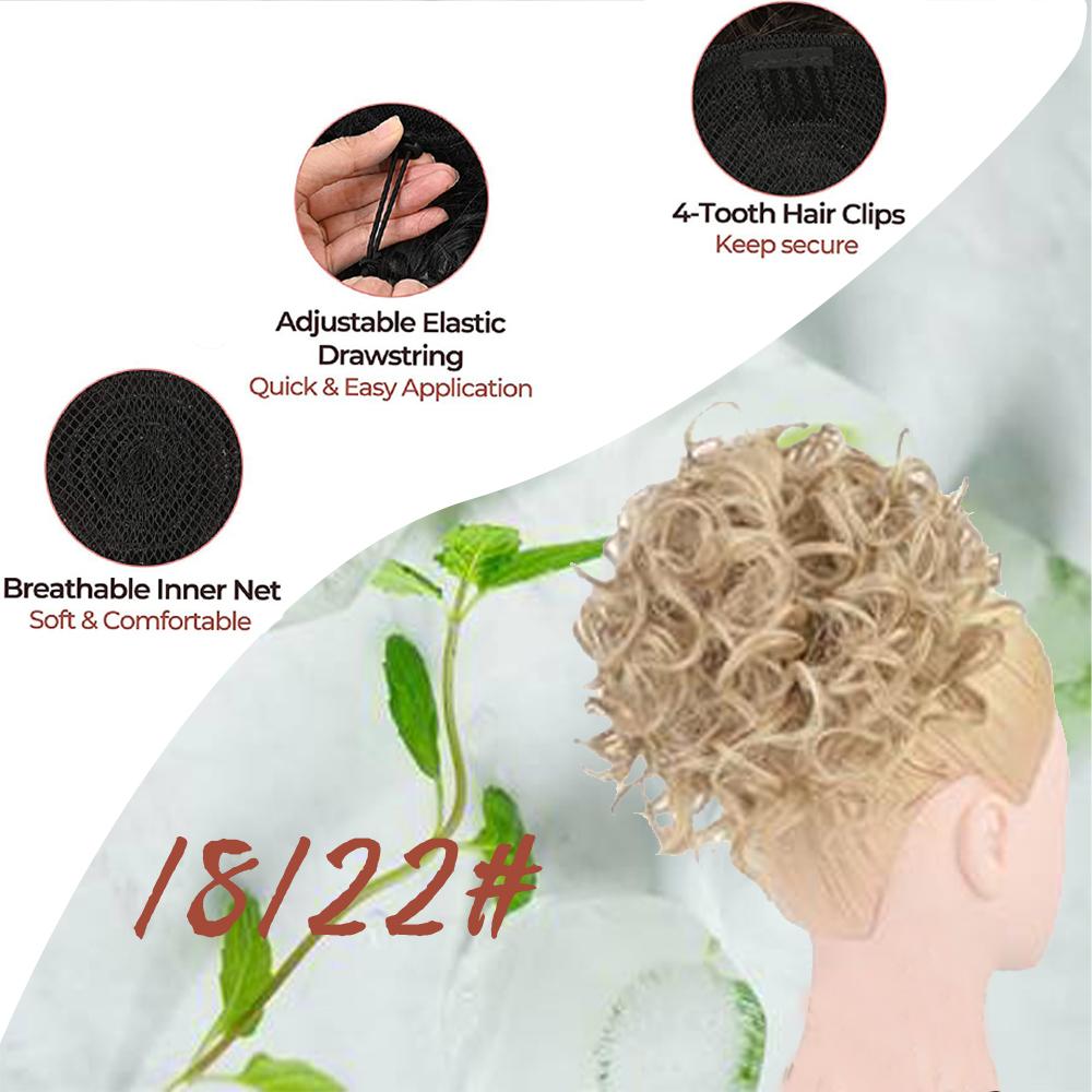 

Bybrana Шнурок запутался в мелких завитках и волосах из синтетического волокна.