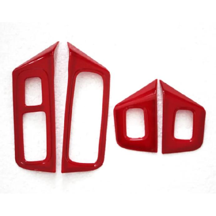 For Porsche Cayenne PO536 2018  Car Accessories ABS Door Window Armrest Cover Switch Panel Trim Molding Garnish