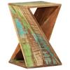 Side Table 35 X 35 X 55 Cm Reclaimed Solid Wood
