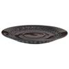 BLACK CERAMIC CUP 260ml WITH OPENWORK SAUCER FOR COFFEE AND TEA