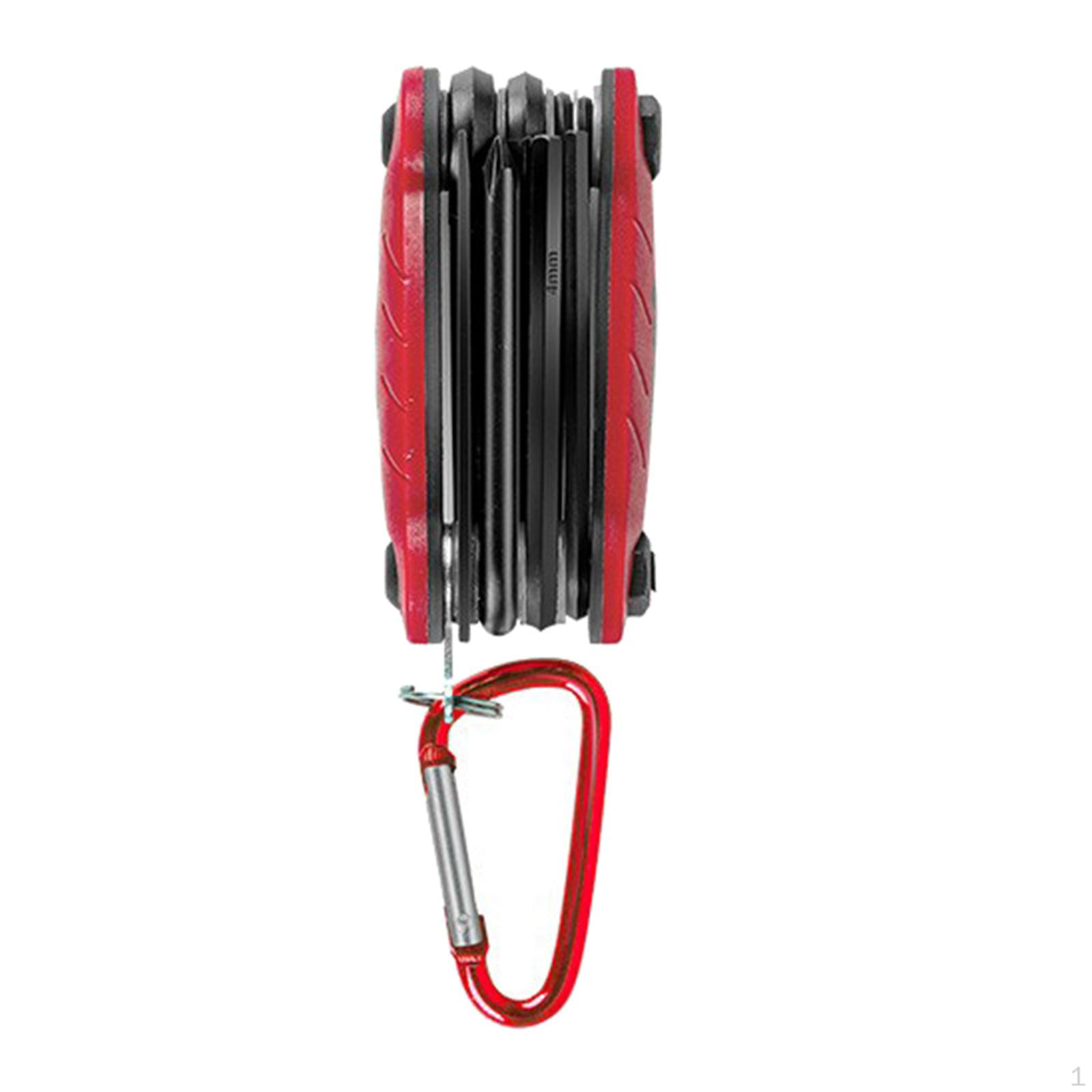 

1 Multi-Function Bicycle Repair Tool Kit Allen Wrench Screwdrivers Mountain Bike Cycling - Easy красный