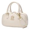 New MLB Logo Shoulder Crossbody Bag Handbag Women's White 7ACRMD55N