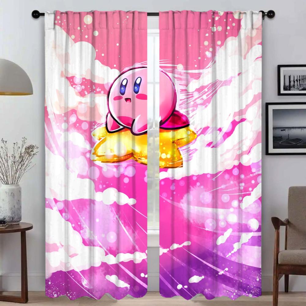 

K-KirbyS Blackout Curtain for Room 2 Panel Modern Living Room Curtains Home Interior Curtains Shades Tulle for Bedroom Partition W50xH70cmx2pcs-CL
