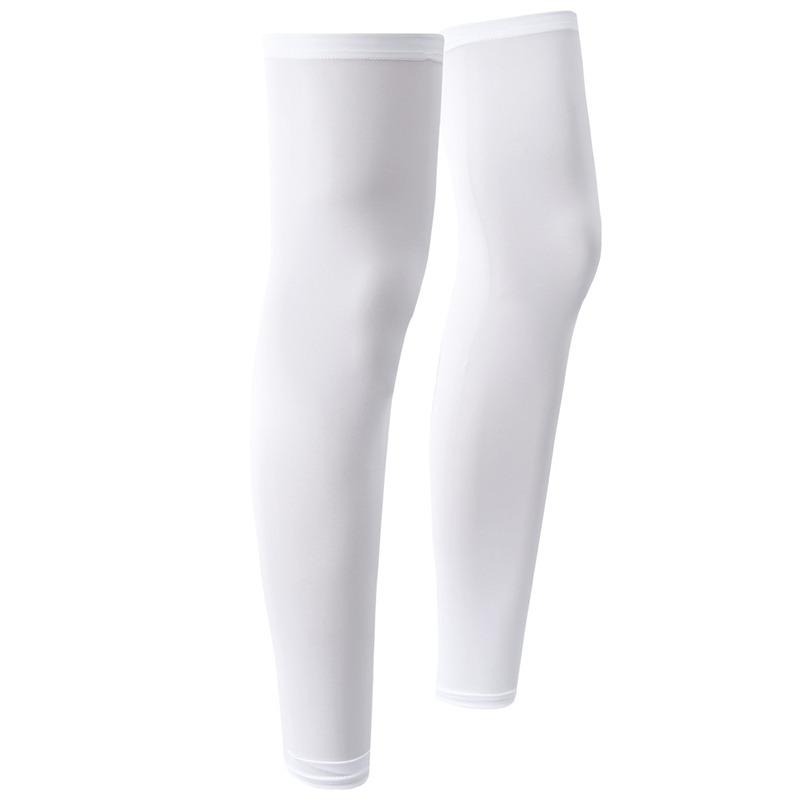 Summer Cycling Leg Compression Sleeves Outdoor Sports Quick Dry Knee Protection Leggings Running Basketball Anti UV 1/2pairs
