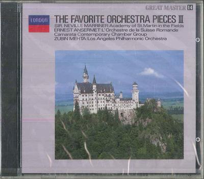 CD DIVERS Pièces d'orchestre préférées III GS1013 POLYDOR Japon Classique Occasion