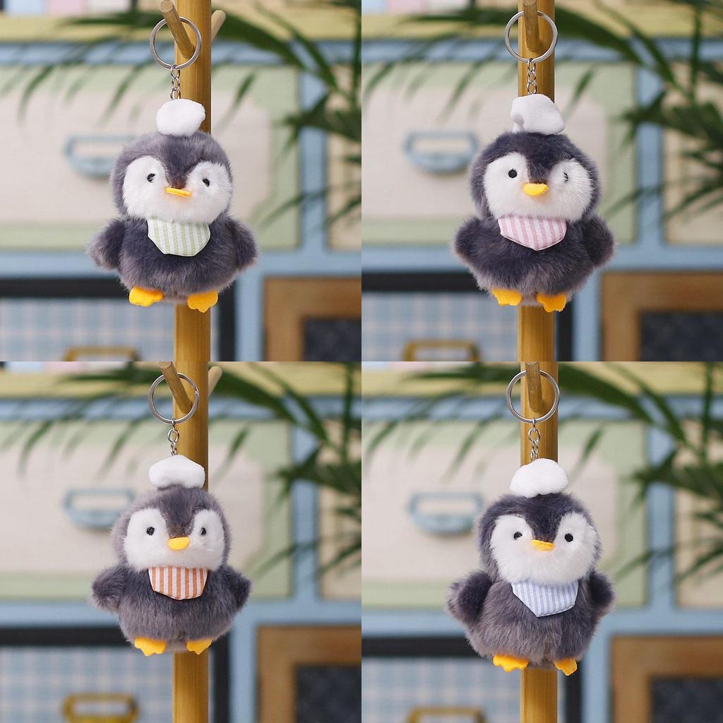 Cartoon Penguin Chef Soft Plush Doll For Backpack Accessories And Gifts