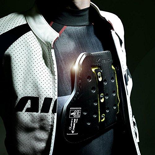 RS TAICHI Texel Chest Protector (Button Type) Chest, CE Level 2, Black/White, One Size Fits All [TRV063]