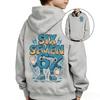 2026 Nouveau Sweat à capuche imprimé six ou sept Brainrot pour enfants, blouse décontractée à manches longues dessin animé, mode streetwear unisexe