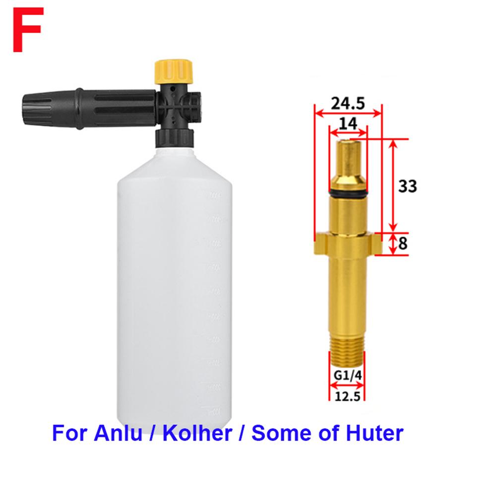 High Pressure WasherSnow Foam Lance Car Foam Wash Foam Nozzle Foam Cannon Foam Generator for Daewoo Hammer Karcher Huter Makita