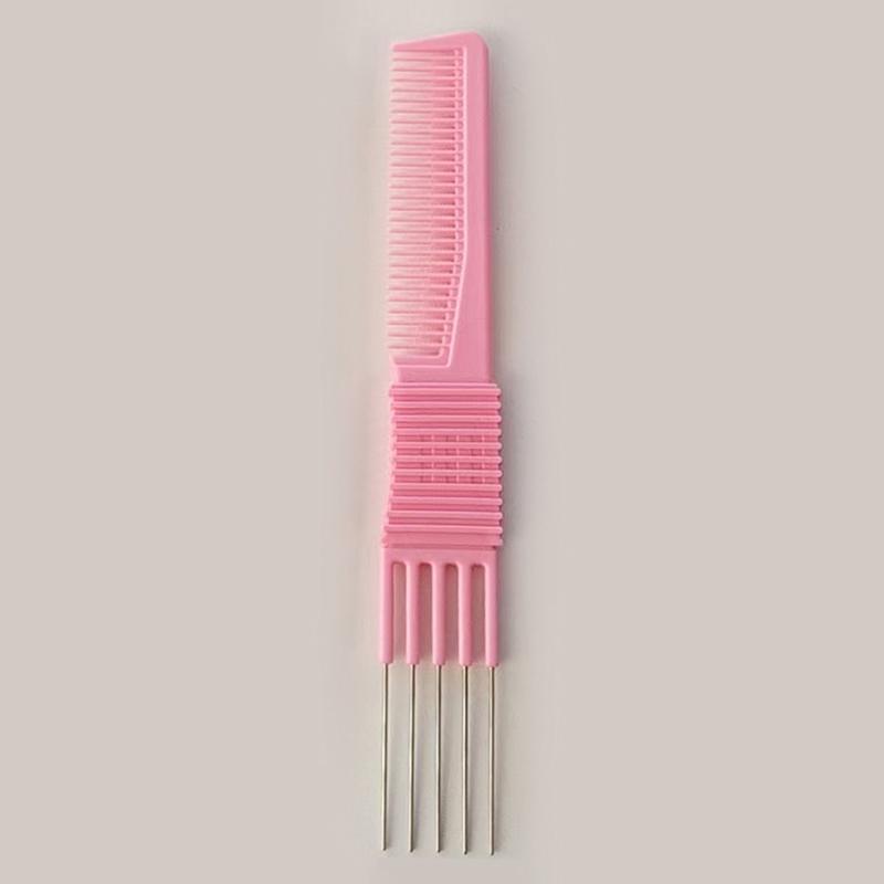 Oil Head Curly Comb Men Double Side Tooth Combs Steel Needle Fork Combs Hair Brush Barber Salon Hairdressing Tools