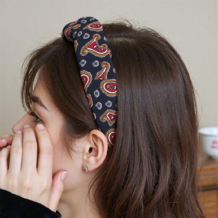 Women Fashion Hairband Wide Elastic material Hairband Printed Design Comfortable