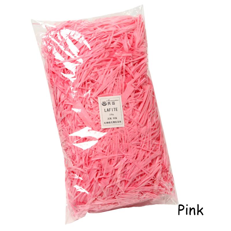 100g Buntes Knüllpapier Raffia Schnipsel Konfetti Geburtstagsgeschenkbox Füllmaterial Hochzeitsfeier DIY Verpackungsdekor