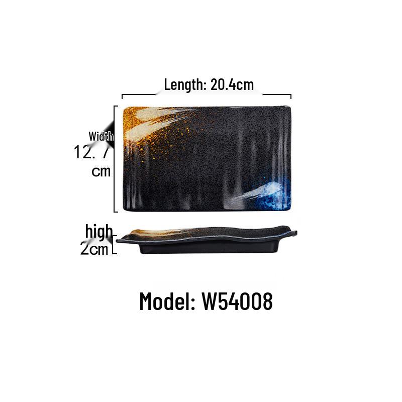 Japanese Style Melamine Rectangular Serving Plate