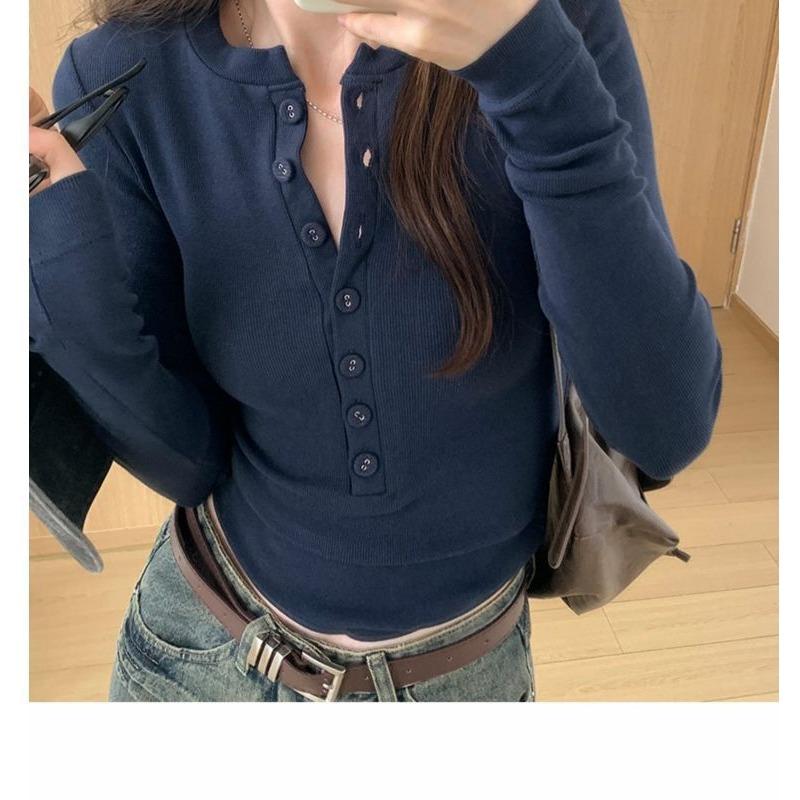 Undercoat for Women Long Sleeved T-shirt for Inner Lining