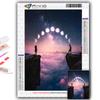 Full 5D Diy Diamond Painting Moon Art 5D Diamond Painting