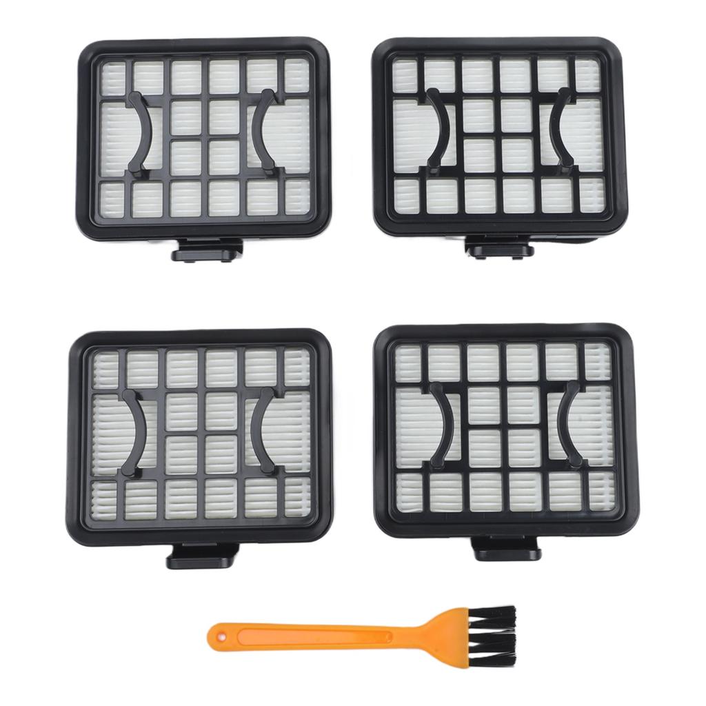Premium Replacement Filters for Bosch GAS 18V 1 Vacuum Cleaner Set of 4 with Cleaning Brush for GAS18V 1 and GAS18V 02
