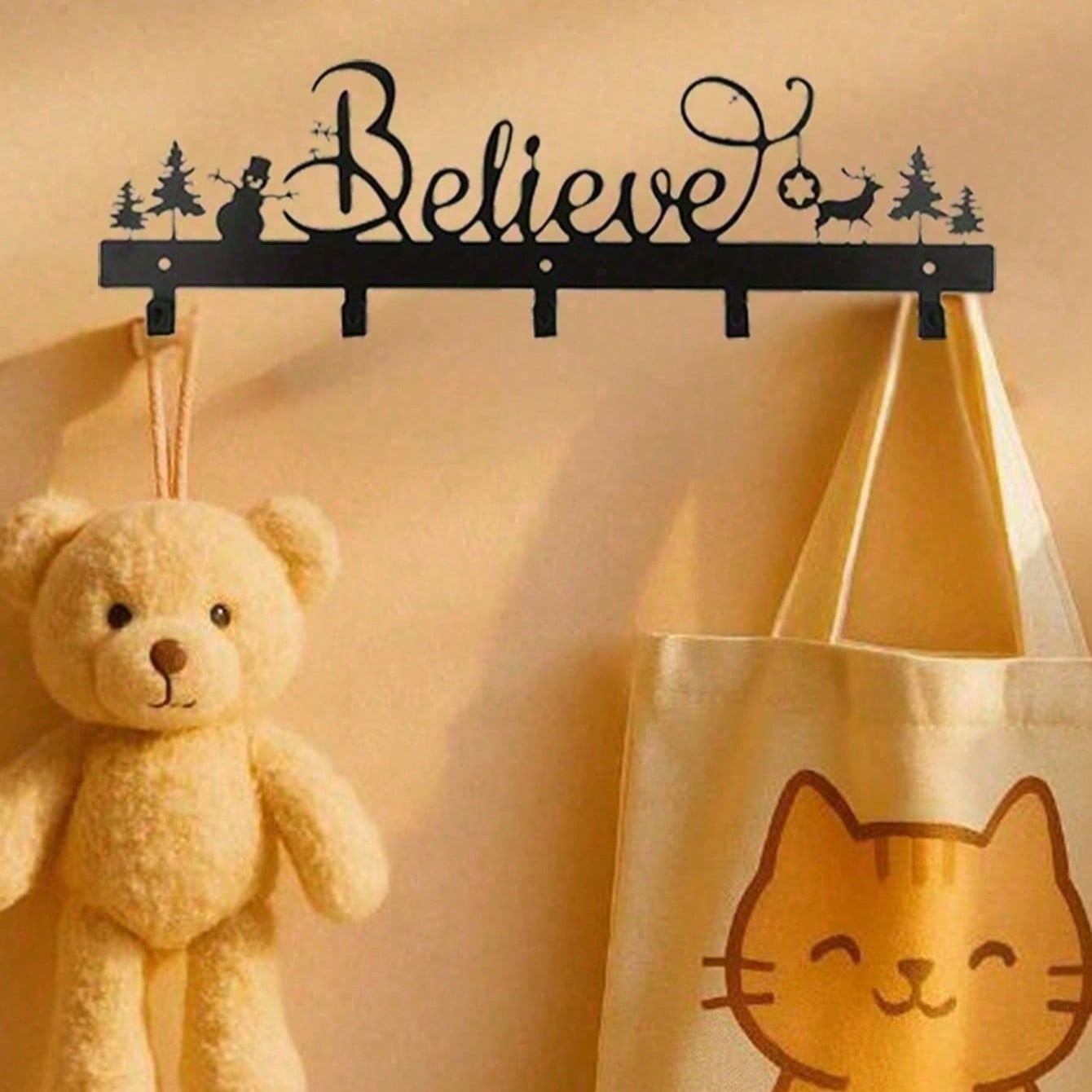 

Vintage Metal Wall Art Snowman Elk Christmas Decor Rustic Farmhouse Holiday Gift чорний