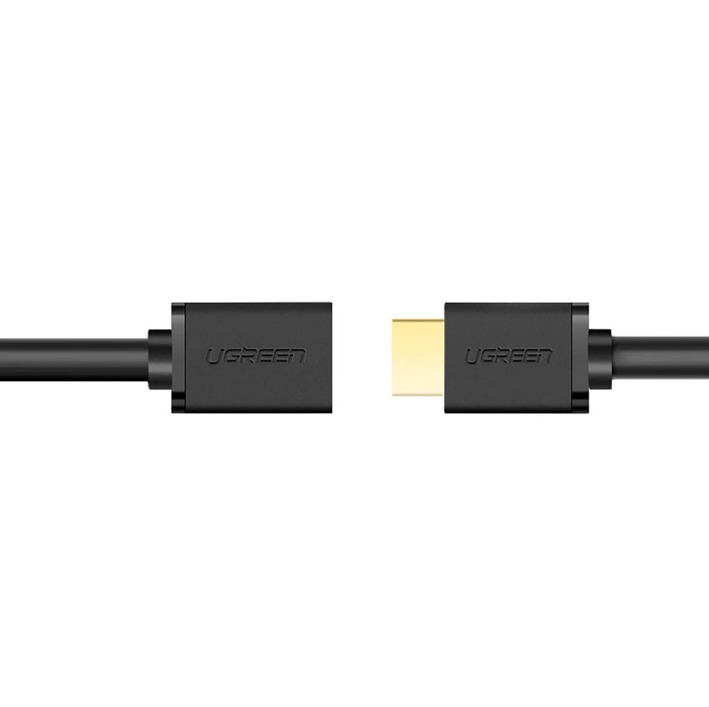 Kabel Ugreen HD107 10141 HDMI (männlich) - HDMI (weiblich) 4K 1m - schwarz