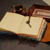Diario in pelle vintage fatto a mano con pagine multicolori vintage
