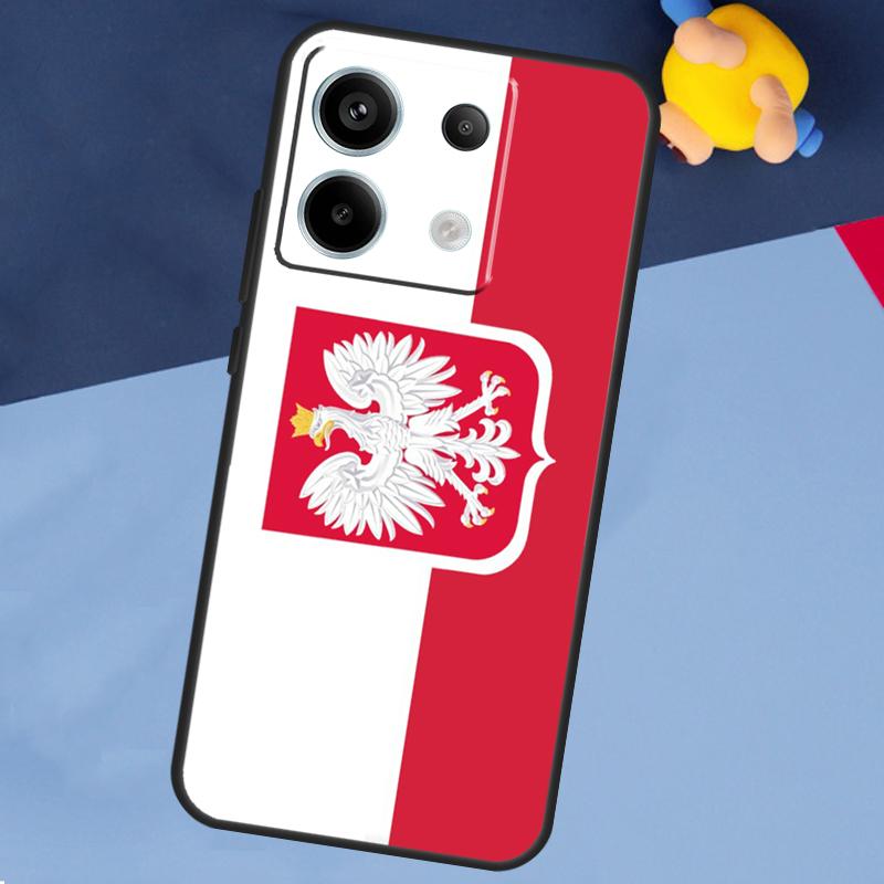 Poland Polish Flag Phone Case For Xiaomi Redmi Note 13 11 9 10 12 Pro Plus 9S 10S 11S 12S 9C 10C 12C 13C Cover