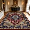 Persian Exotic Style Large Living Room Carpets Decoration Home Lobby Foldable Washable Fluffy Rug Bedroom Tatami Mat Non-slip