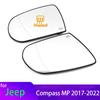 Für 2017-2022 Jeep Compass MP Zubehör Linke & Rechte Seitenspiegelglas Rückspiegel Rückspiegel