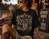 Comfort Colors Blame It All On My Roots Tee, Country Concert Shirt