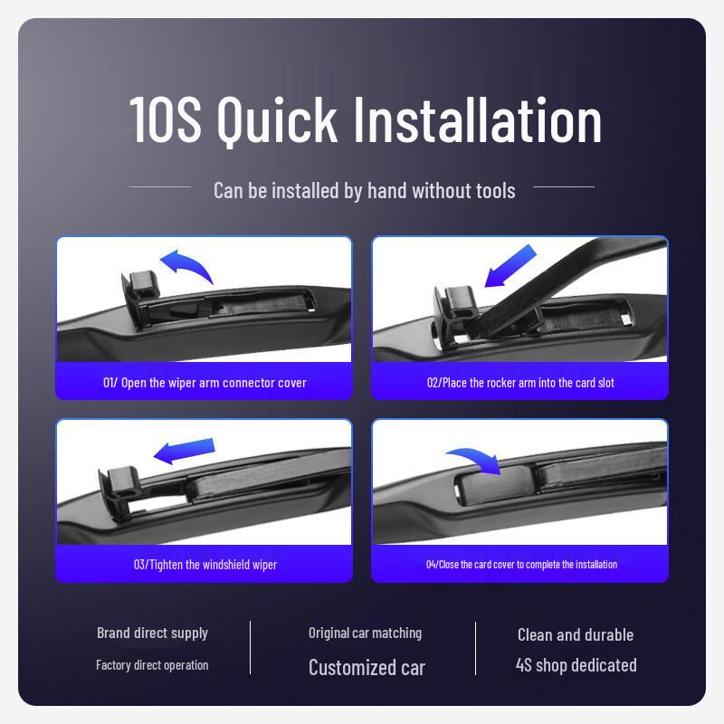GAC Honda Lingpai Frameless Wiper Set - Models 13-19