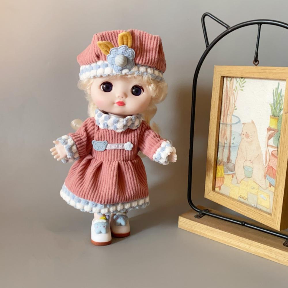 DIY 1/6 BJD Skirt Handmade Doll'S Overall Fashion 30cm Doll Clothes  Kids Gift