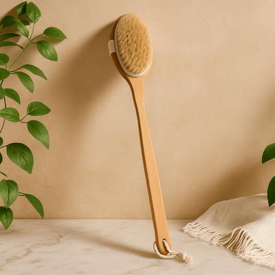 Body Brush With Long Handle, Exfoliating