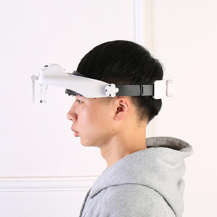 Magnifying Glass Lens LED Light Visors Head Loupe Jeweler Headband Magnifier