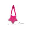 Y2K Plush Star Shoulder Bag Gothic Lolita Furry Five Pointed Star Crossbody Purse for Women Girls Harajuku Casual Daily Use
