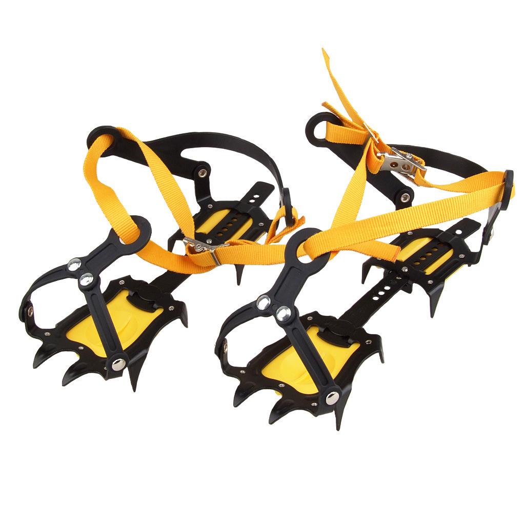 10-Tooth Professional Anti-Slip Crampons for Snow and Ice