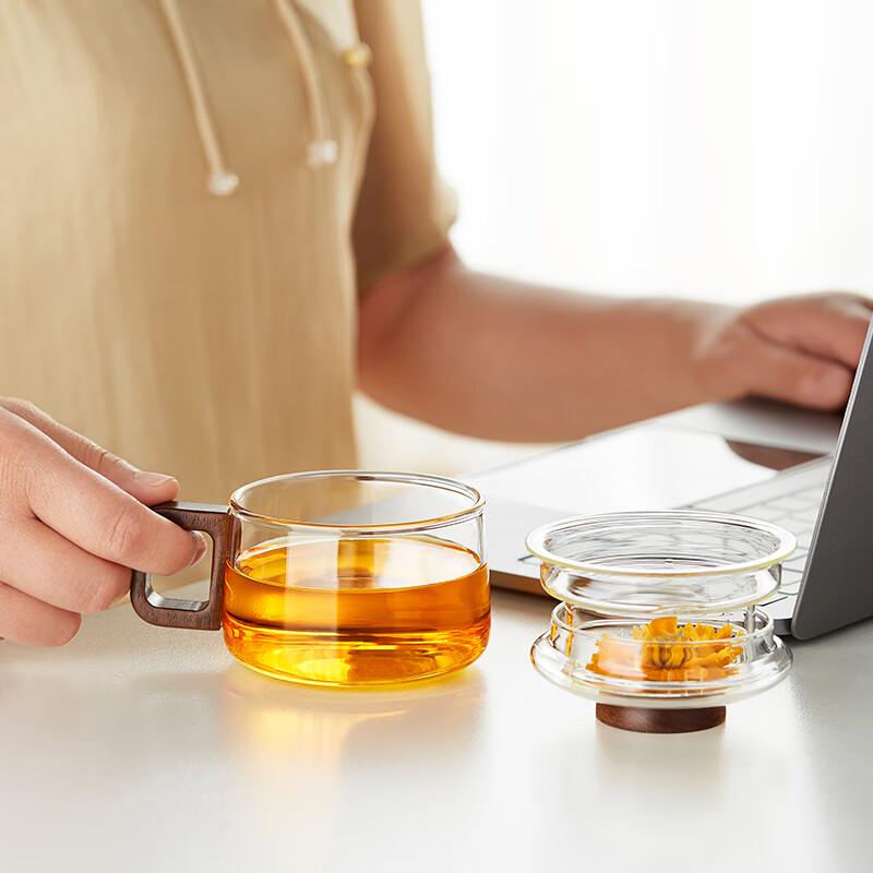 Meisini Glass Tea Infuser Cup