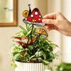 Colorful Yard Stakes Planter Insert Stake, Double-Sided, Flower Pot Decor Metal Art Ornaments Insect Animal Stake for Plant Pots Bed Decoration