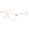 Big Frame Anti-Blue Light Square Finished Myopia Glasses Minus Lens Prescription Spectacle Diopter 0 -0.5 -0.75 -1.0 To -6.0