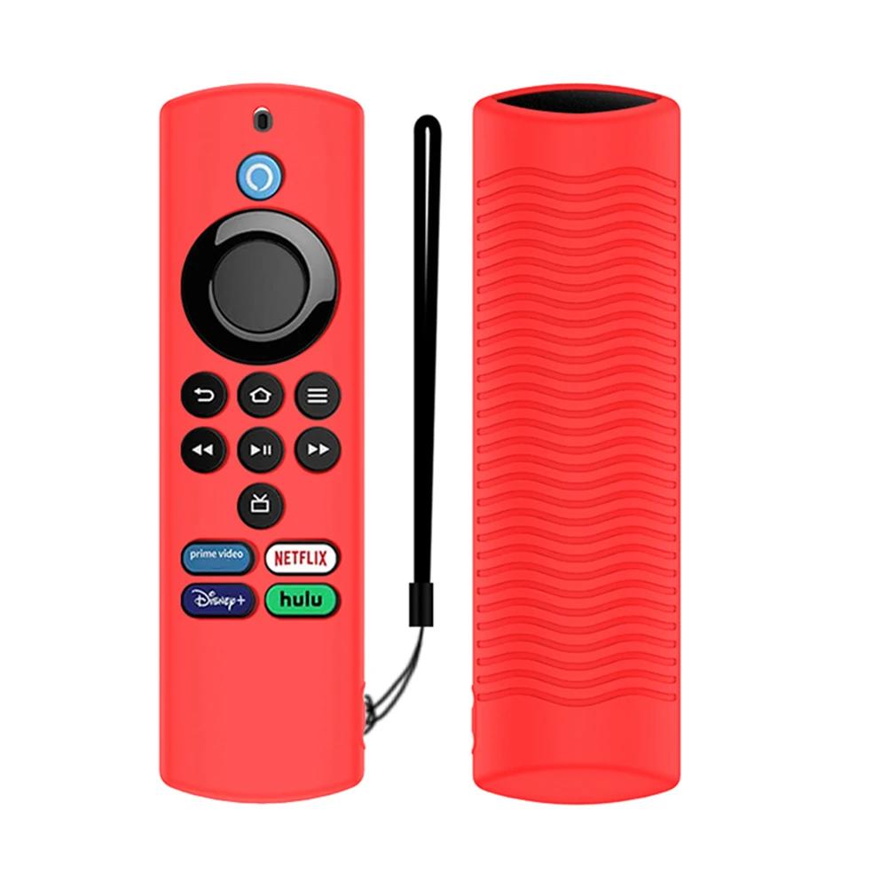 Silicone TV Remote Control Case for Amazon ALEXA Voice Fire TV Stick Lite 2rd Generation Shockproof Anti-Slip Protector Cover