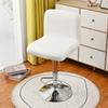 1PC Pu Leather Bar Stool Chair Cover Elastic Waterproof Short Back Office Chair Slipcover Stretch Dining Chair Cover for Party