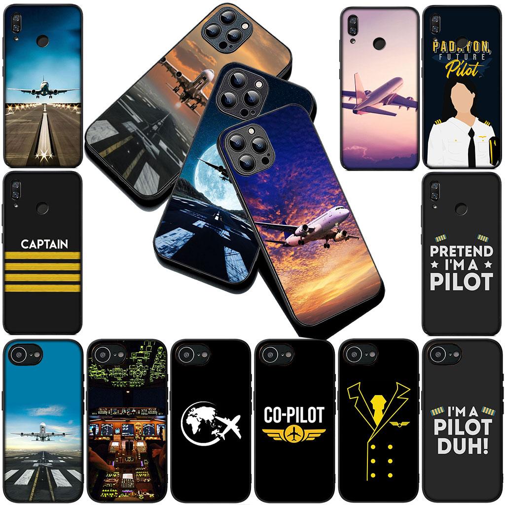 Cover for Motorola Moto G86 G57 E14 E15 G14 G34 G35 G84 G24 A54 G15 Power E22 Case Aircraft Travel Airplane Pilot Epaulette