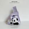 Cute Panda Casual Tote Bag: Trendy, Versatile, Polyester Knit Handbag for Women