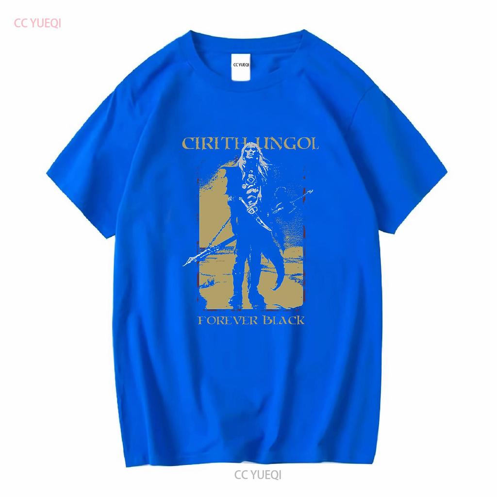 RETRO Cirith Ungol Forever Black T Shirt All sizes Q781 long or short sleeves vintage Washed Soft Stylish Stretched Breathable