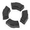 4 Pcs Motorcycle Rear Shock Absorber Cushion Set Rubber Reduce Vibration for C70 S90 CL90 CT90 S65