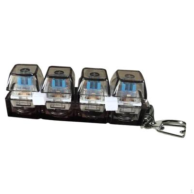 Anti-keyboard, Keychain, Button, Portable Multi-function Toy, Cube, Mechanical Keyboard