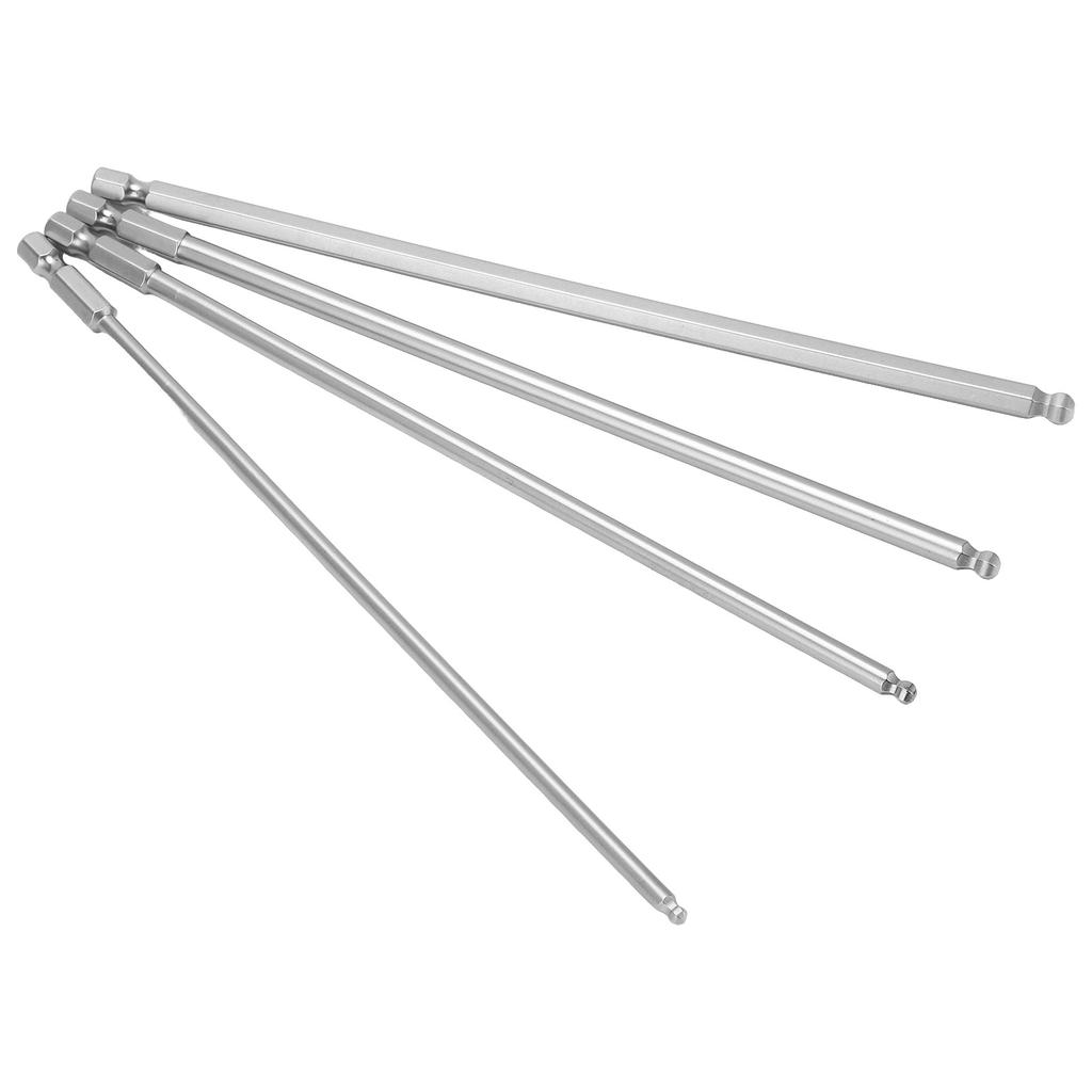 4pcs Hex Screwdriver Bit Set   Steel Magnetic     Head Hex Bits 1Celsius4 Inch Hex Shank
