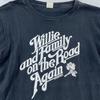 Vintage Willie Nelson Konzert T-Shirt Klein Schwarz On the Road Again Tour 80er Jahre