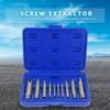 Tap Extractor 3/4 Flute Broken Tap Extractor, Screw Extractor Head Screw Remover Damaged Screw Extractor Set for Industrial Screw Bolt Removal Home