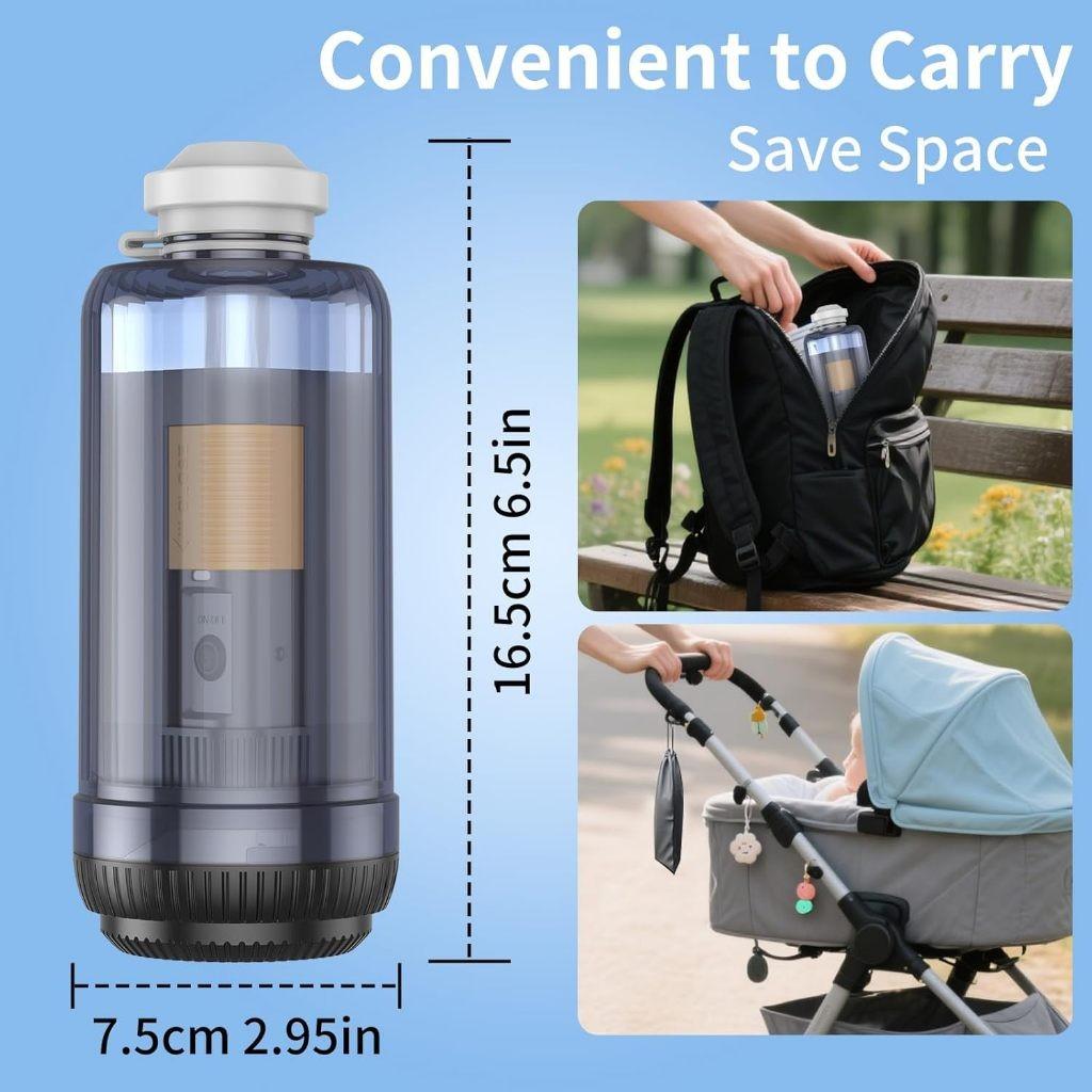 

Ручное дорожное биде 180° насадка шаттаф-распылитель с бутылкой для воды 400 мл портативное IPX6 водонепроницаемое электрическое биде