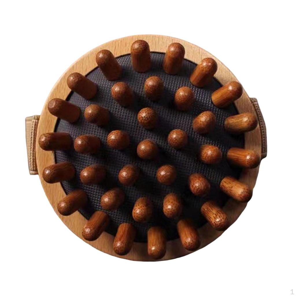 Brush Massager Meridian Multipurpose Handheld Back Body Massage Tool Guasha Scraping for